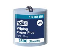 Tork W1 Wiping Paper Plus 2-Ply Blue 130050