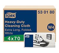 Tork W4 Premium Cleaning Cloth White 35.5 x 61.5 cm Pack of 4 of 70 Sheets