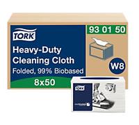 Tork W8 Premium Cleaning Cloth White 31.5 x 38.5 cm Pack of 8