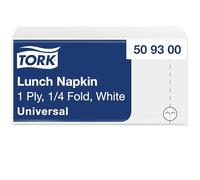Tork Napkins 1 Ply Paper White 33 x 33 cm 8 Pieces of 500 Sheets