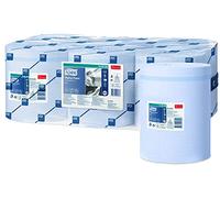 Tork Wiping Paper Plus | Absorbent multi-purpose sheets quickly soak up liquid spills and clean surfaces in busy professional environments.