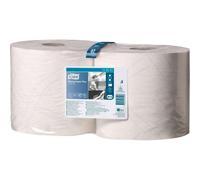 Tork Wiping Paper Plus Combi Roll - White - 2 Rolls of 750 Sheets