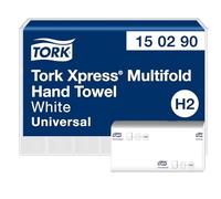 Tork Xpress 150290 Cost-Effective Multifold Hand Towels White H2, Universal Quality, 2-Ply, 100% Recycled Fibres, 21 × 226 Towels