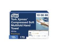 Tork Xpress Compressed Soft Multifold Hand Towels White (Pack of 2040) 100888