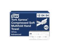 Tork Xpress Compressed Soft Multifold Hand Towels White (Pack of 2400) 120454