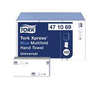 Tork Xpress Multifold Hand Towel H2 Blue 250 Sheets (Pack of 12) 471069