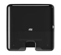 Tork Xpress Multifold Mini Hand Towel Wall Mounted Dispenser Black H2, One-at-a-Time Dispensing, Elevation Range, 552108