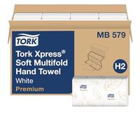 Tork Xpress Soft Multifold Hand Towel White H2, Absorbent, 16 x 135 Sheets, MB579