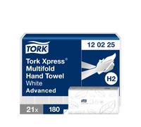 Tork Xpress® White 2 Ply Multifold Hand Towel 180 Sheets (21 x 180)