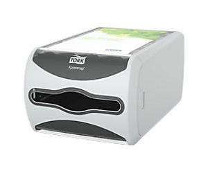 Tork Xpressnap Countertop 272513 N4 Napkin Dispenser Plastic Not Lockable Manual Grey