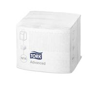 Tork Xpressnap Fit Dispenser Napkin - 15830 - Refill Napkins for N14 Paper Napkin Dispenser, Advanced Quality - 2-ply, White - 6 x 720 (4320) pcs