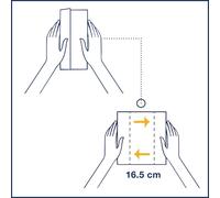 Tork Xpressnap Fit Recycled Dispenser Napkin Brown 2 Ply Absorbent - Pack of 6