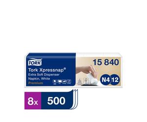 Tork Xpressnap® White 2 Ply Extra Soft Dispenser Napkin (1 x 4000)