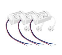 Torkase MR16 LED Driver Transformer, Convert 240 V/AC to 12V/DC, GU5.3 Bi-Pin Connector Included, Max.7W / No Interference with Dab and WiFi, 3-Pack