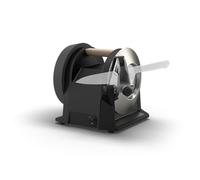 Tormek T-1 Kitchen Knife Sharpener in Carbon Black (UK Version) with Patented Angle Guide - State-of-The-Art Blade Sharpening for European&Japanese Style Kitchen Knives - Tailored for Home Cooks