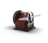 Tormek T-1 Kitchen Knife Sharpener in Swedish Red (UK Version) with Patented Angle Guide - State-of-The-Art Blade Sharpening for European&Japanese Style Kitchen Knives - Tailored for Home Cooks