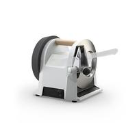 Tormek T-1 Kitchen Knife Sharpener in Zinc Gray (UK Version) with Patented Angle Guide - State-of-The-Art Blade Sharpening for European&Japanese Style Kitchen Knives - Tailored for Home Cooks