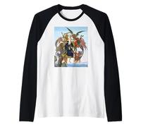 Torment of Saint Anthony Painting by Michelangelo 1488 Raglan Baseball Tee
