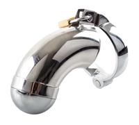 Torment Stainless Steel Full Enclosure Chastity Cage