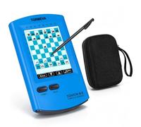 TORMEVA Handheld Electronic Chess Set with Case，Chess Computer for Learning | 30 levels up to 1450 ELO, built-in chess teaching, 220 master games, 10 mate-in-two problems, 8 games and 7 languages.