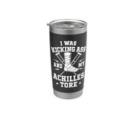 Torn Achilles Tendon Rupture Surgery Funny Achilles Repair Stainless Steel Insulated Tumbler