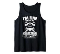 Torn Achilles Tendon Rupture Surgery Funny Achilles Repair Tank Top