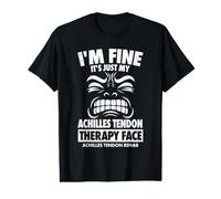 Torn Achilles Tendon Rupture Surgery Funny Achilles Repair Value Graphic T-Shirt