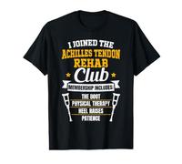 Torn Achilles Tendon Rupture Surgery Funny Achilles Repair Value Graphic T-Shirt