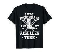 Torn Achilles Tendon Rupture Surgery Funny Achilles Repair Value Graphic T-Shirt