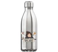 Torn Between Two Tempting Choices Vacuum Insulated Thermal Water Bottle Silver