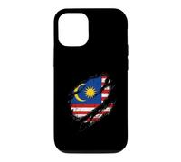 Torn Malaysia Flag Patriotic Design Case for iPhone 12/12 Pro