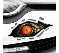 Torn Ripped 3D Effect Peeking Dinosaur Eye Scary Car,Bumper Vinyl Decal Sticker