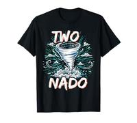 Tornado 2 Year Old Two Nado 2nd Birthday Party Boy Girl T-Shirt