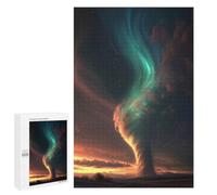 Tornado Aurora Borealis Jigsaw Puzzle, 1000 PCS, Indoor Activity for The Home, An Absorbing Project for Relaxed Weekends, for Family Fun