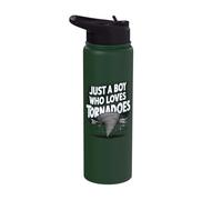 Tornado Boy Storm Chaser Tornado Chaser Stainless Steel Insulated Water Bottle