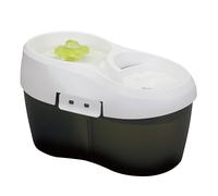 Tornado Cat Water Fountain 2 Liter - Automated Filtered Pet Water Fountain for Cats, Swirling Water Motion, Dental Care feature, 3Yr Pump Warranty, BPA-Free, Dishwasher Safe