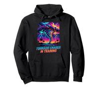 Tornado Chaser In Training Storm Chasing Meteorologist Retro Pullover Hoodie