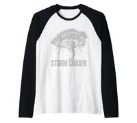 Tornado Chaser Storm Chasing Meteorologist Raglan Baseball Tee