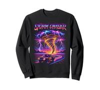 Tornado Chaser Storm Chasing Meteorologist Retro Wave Sweatshirt