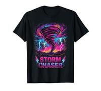 Tornado Chaser Storm Chasing Meteorologist Retro Wave T-Shirt