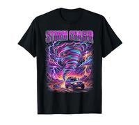 Tornado Chaser Storm Chasing Meteorologist Retro Wave T-Shirt