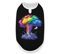 Tornado Chaser Storm Dog Shirts Patterned Pet Clothes Tank Top Sleeveless T-Shirt for Cats Puppy L