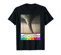 Tornado Enhanced Fujita Scale Chart Storm Chaser Wind Graph T-Shirt