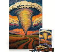 Tornado in Tornado Alley - Nature’s Fury 1000 Pieces Jigsaw Puzzles for Teenagers Brain Skill Leisure Time Exact Edge Thoughtful Gift 38x52cm