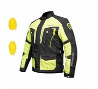Tornado Men's Motorcycle Jacket - TORINO Reflective Waterproof All-Season Textile Jacket with CE Armor | Breathable Cordura Riding Jacket for Men