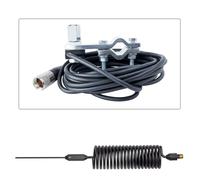 Tornado Mini Stinger CB Aerial Kit, 90 cm, with Mirror Mount (Black)