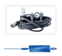 Tornado Mini Stinger CB Aerial Kit, 90 cm, with Mirror Mount (Blue)