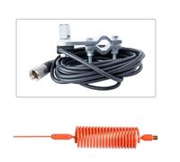 Tornado Mini Stinger CB Aerial Kit, 90 cm, with Mirror Mount (Orange)