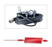 Tornado Mini Stinger CB Aerial Kit, 90 cm, with Mirror Mount (Red)