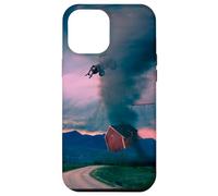 Tornado on the farm tractor barn Case for iPhone 12 Pro Max